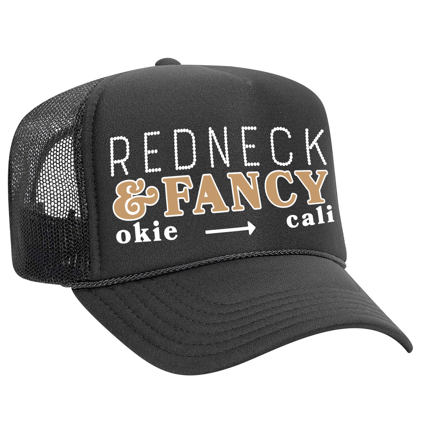 Redneck & Fancy Mesh Back Trucker